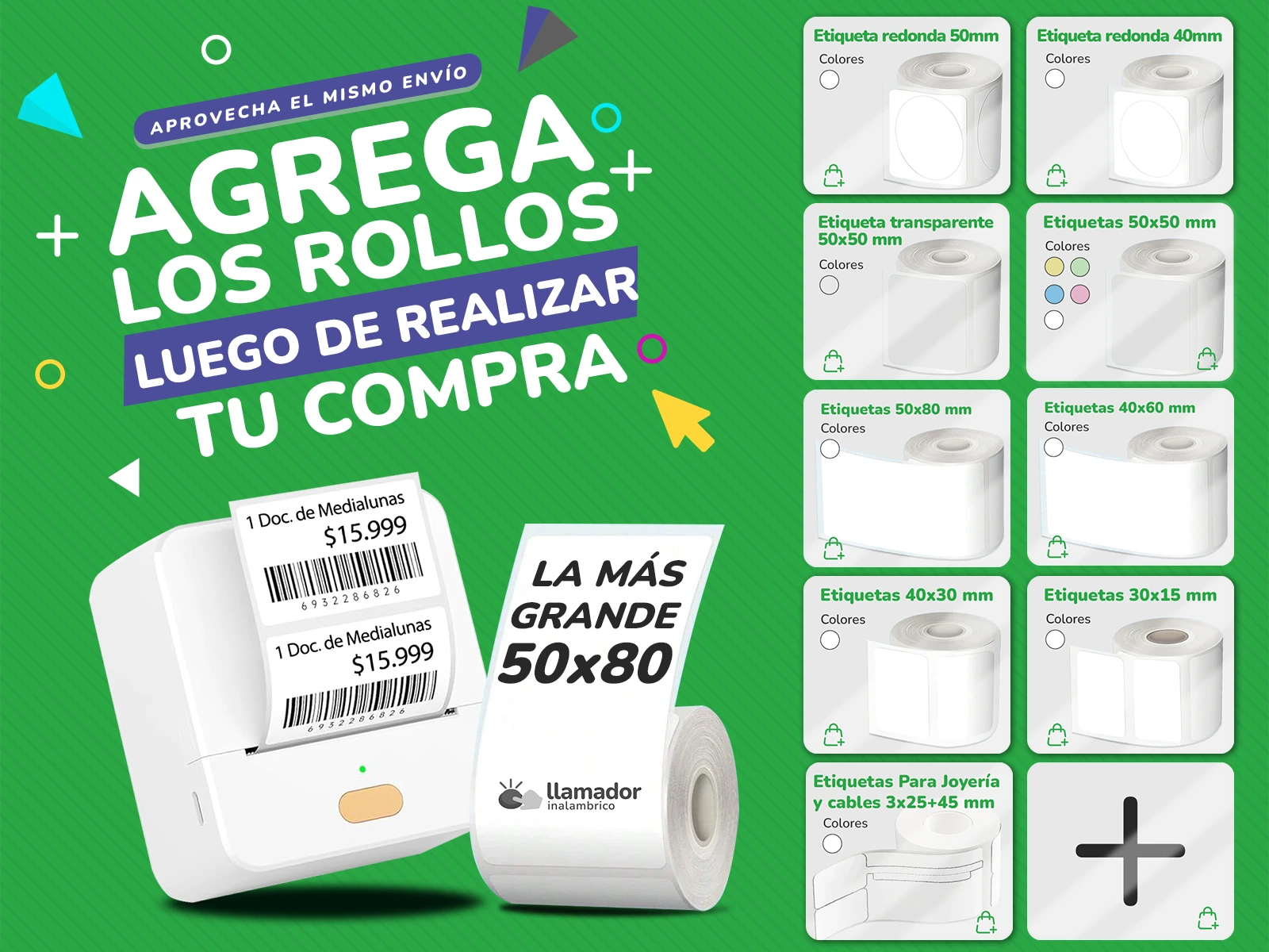 Impresora Térmica DT01 - Inalámbrica y Portátil